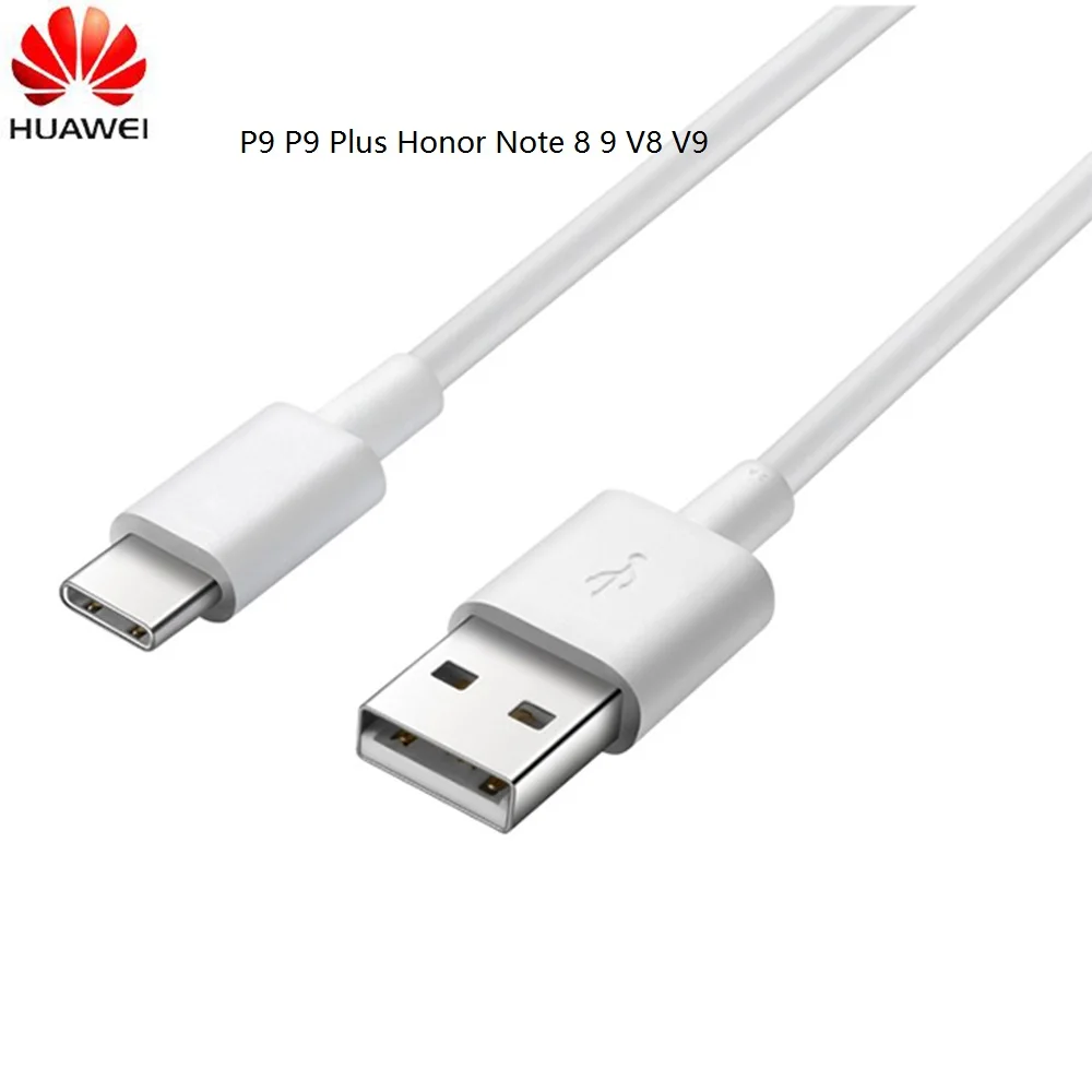 Кабель быстрой зарядки для HUAWEI P9 P9 Plus Honor Note 8 9 V8 V9 Magic, 1 м, USB TYPE-C, 2 А, шнур для быстрой зарядки и синхронизации данных