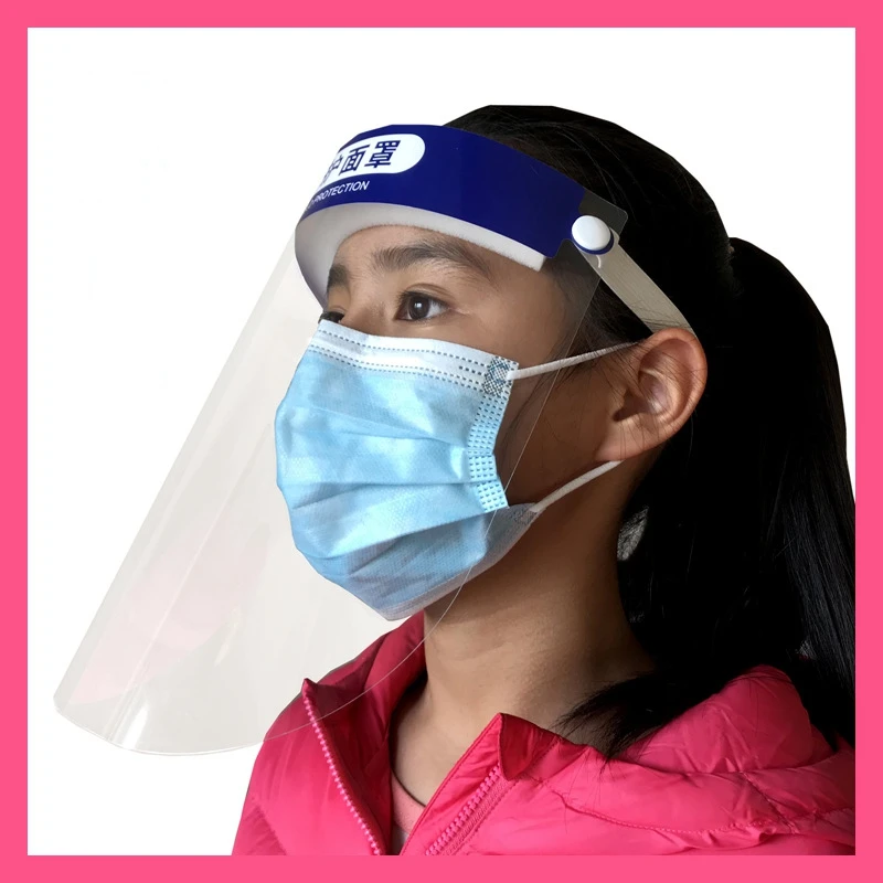 

Dust-proof Anti-oil Splash-proof Mask Head-mounted Transparent Protect Mask Adjustable Protective Face Mask Full Face Mask