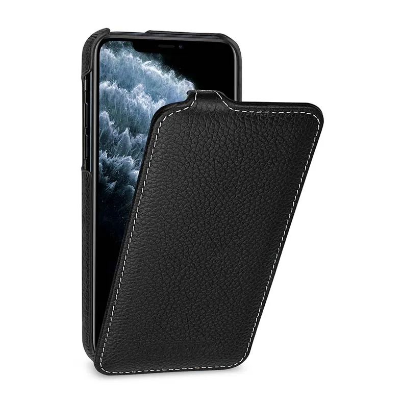 Чехол из натуральной кожи для iPhone 11 Pro Чехол бизнес флип защитный чехол для iPhone 11Pro Max Fundas кожаные чехлы