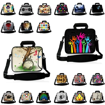 

New Messenger Handle Carry Bag Hot 10 12 13 14 15 17 15.6 13.3 Laptop Briefcase Soft Notebook Shoulder Strap Case For Macbook