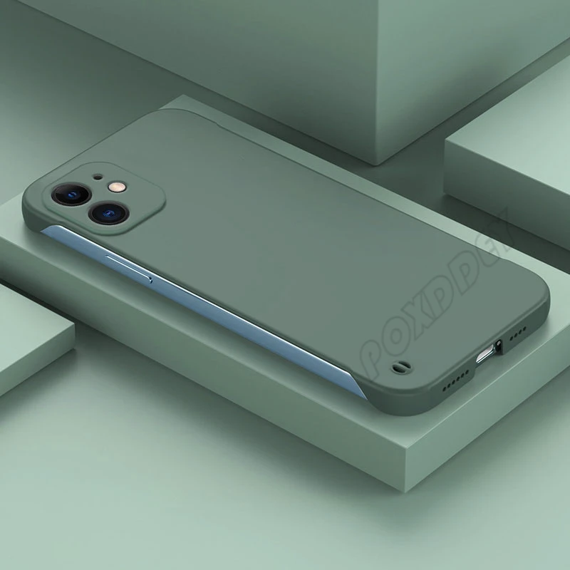 Ультратонкий матовый Бескаркасный чехол из поликарбоната для IPHONE 11 12 Pro Max Mini XR XS X