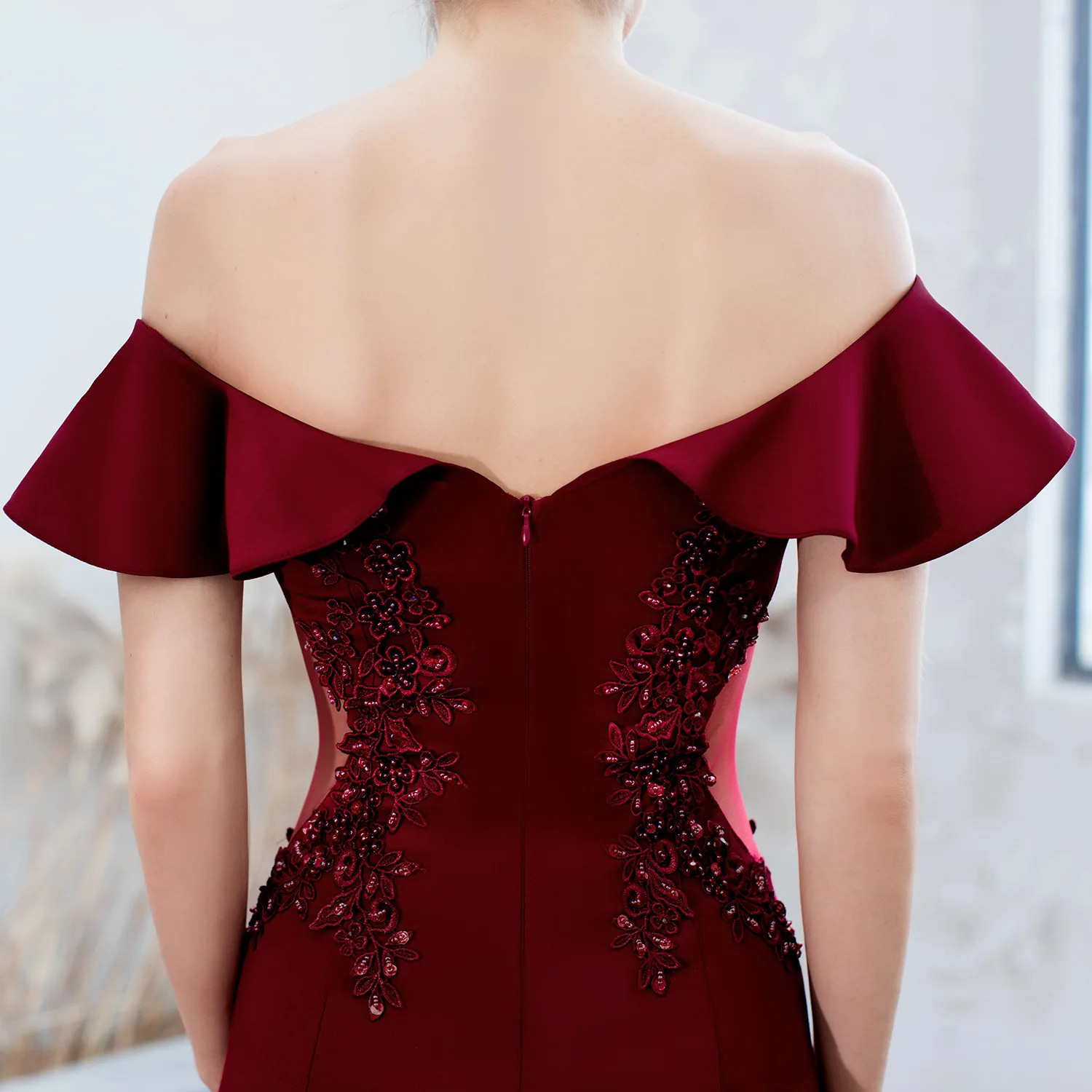 Платье для девочек Vestidos De Fiesta Длинные вечерние платья ярко синего цвета из шифона