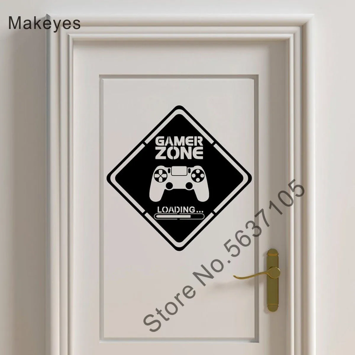 Sticker Decal Wallpaper Gamer Painted Room-Doors Makeyes Vinyl-Design Q005