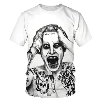 

Men Clothes 2020 White Joker T Shirt Summer Funny T Shirts Harajuku 3d Print Tshirt Casual Men/women Short Sleeve T-shirt