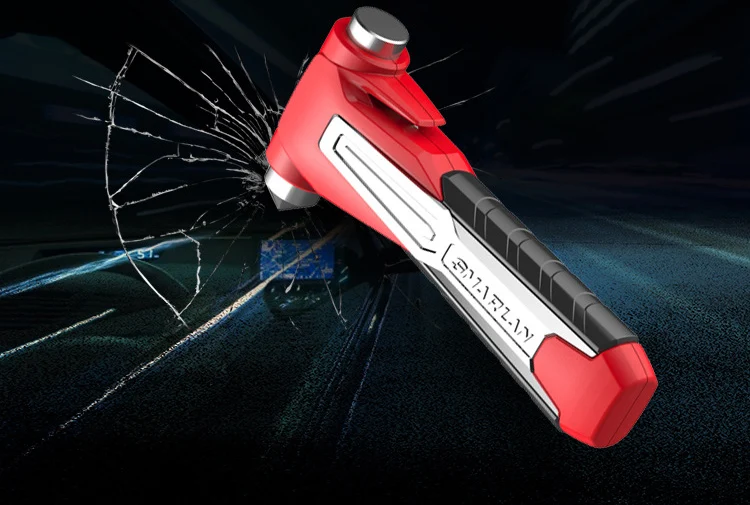 170mm Multifunctional Hammer Stainless Steel Safety Hammers Camping Nail Hammer Glass Breaker Car Safety Tools