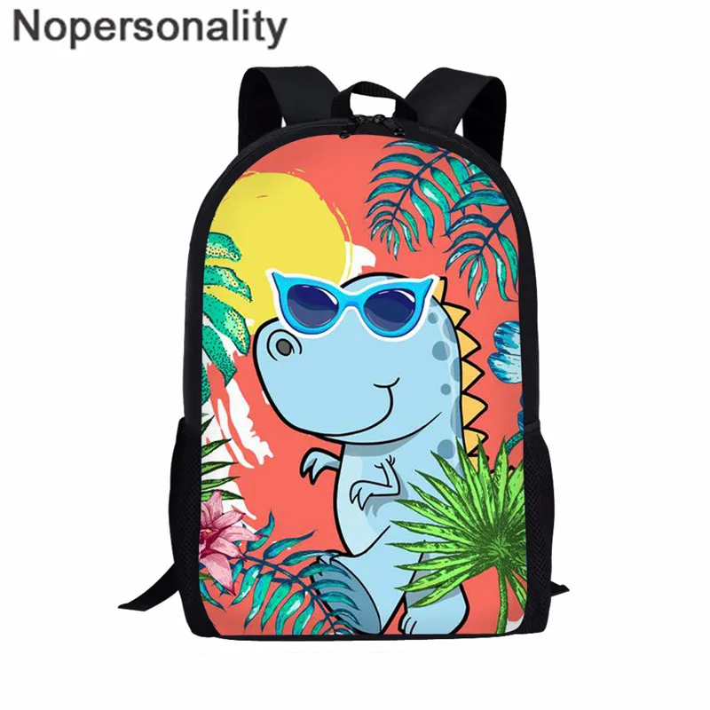 Z5157C Nopersonality Детская сумка 3 шт./компл. мультфильм Динозавры Детский рюкзак дошкольные сумки для детского сада, школы Мальчики Девочки Рюкзак - Цвет: Z5157C