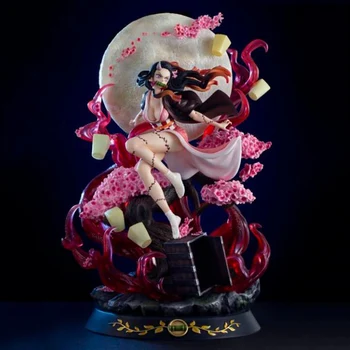 

GK Anime Demon Slayer: Kimetsu no Yaiba Kamado Nezuko Light LED PVC Action Figure Collection Models Toys Doll Gift