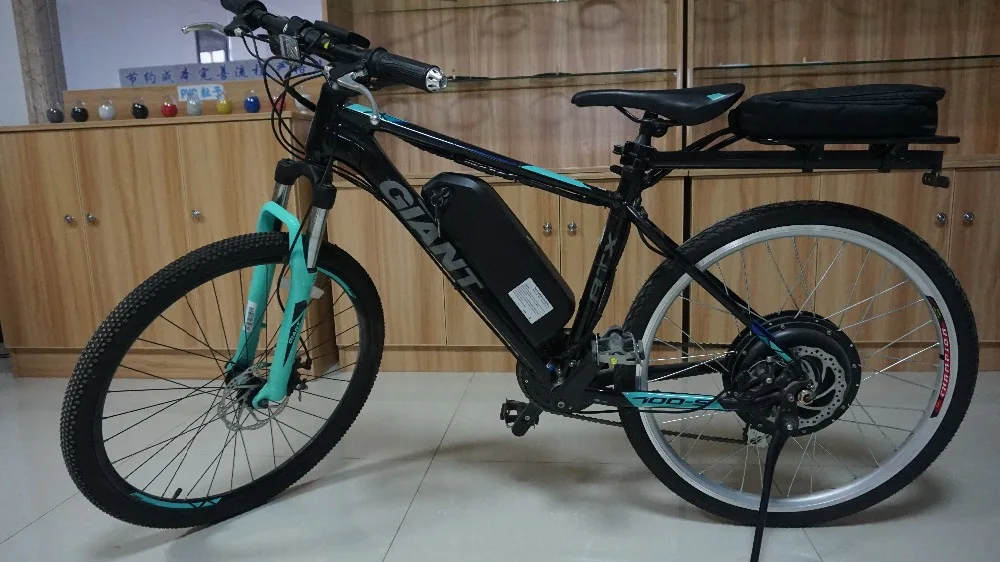 Ebike 48V1000W DIY комплект после преобразования, велосипед модифицированный электрический комплект+ светодиодный