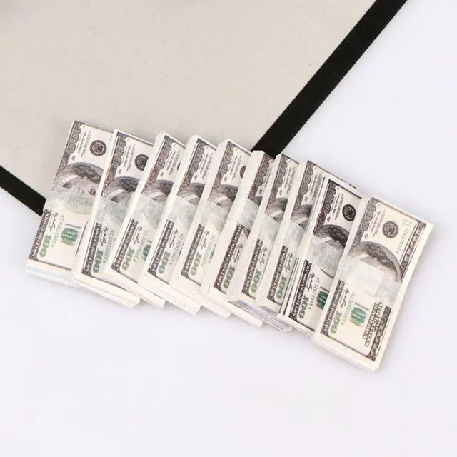 10 Bundle 1/6 Dollhouse Decor Accessories Mini Dollars Korean Won Banknote Model Miniature Items For Barbie Bjd Ob11 Dolls Money 5