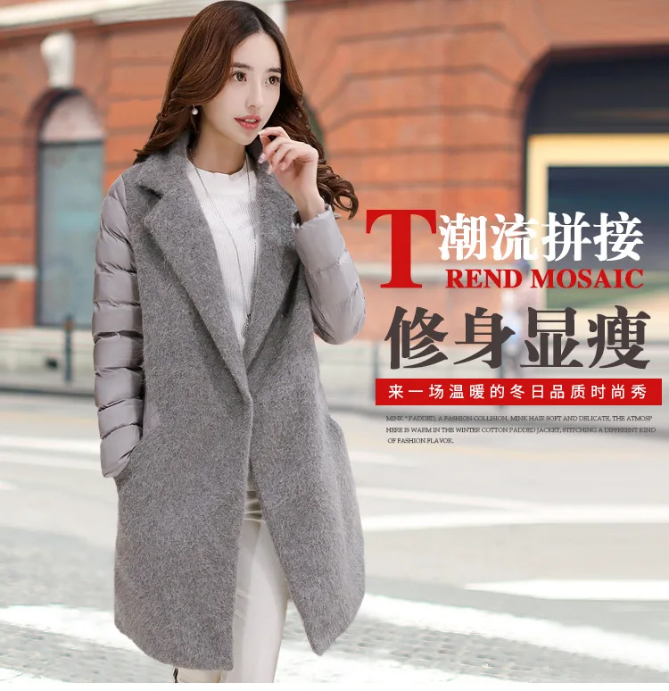 Женское зимнее теплое пальто уличная Закрытая верхняя одежда на пуговицах тонкая мужская серая парка