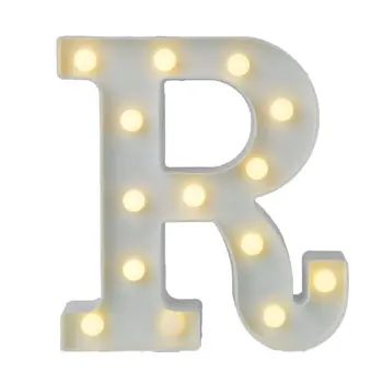 

INS hot DIY English Letter LED Night Light Marquee Sign Alphabet 3D Wall Hanging Night Light Home Wedding Birthday Party Decor
