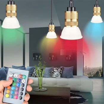 

10W Rgb Remote Control Bulb Bulb Bulb Lamp LED Speaker Wireless Smart Lamp
