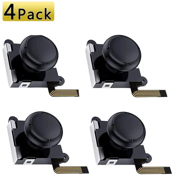 

4pcs 3D Analog Joystick Thumb Sticks Sensor Rocker Replacements for Nintendo Switch Joycon Controller Easy To Install And Detach