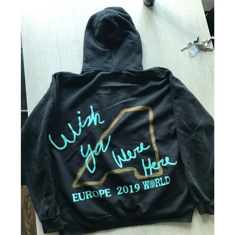 Толстовка с изображением Трэвиса Скотта Astroworld Europe Tour Londo с капюшоном для мужчин и женщин, лучшее качество, толстовки с изображением Трэвиса Скотта Astroworld