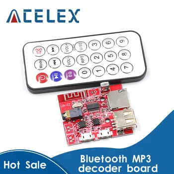 

Car Bluetooth 4.1 MP3 WAV Decoding Board 3W Speaker Amplifier Audio Receiver Module Support USB/TF/U-DISK/IR Remote Control