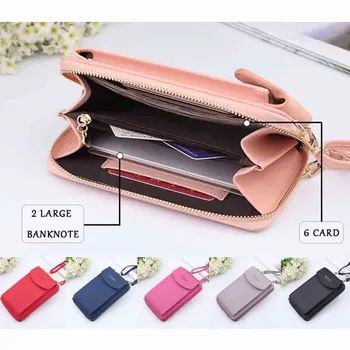 

Women Mobile Phone Bags Shoulder Outdoor Messenger Bag Large Capacity Wallet Female Canvas Bag New Casual Simple Bag Phone