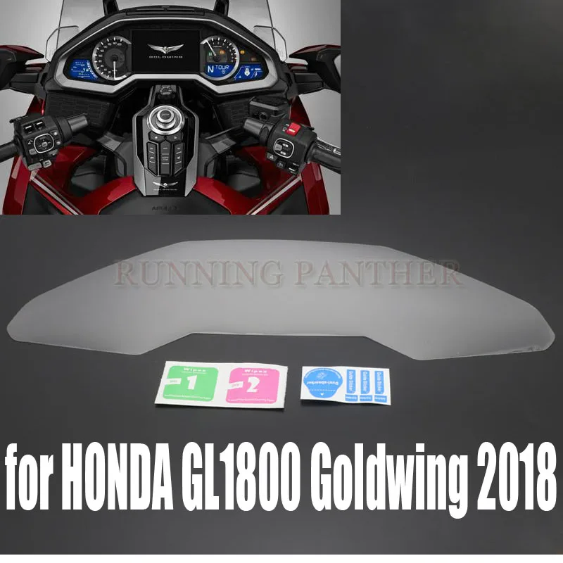 

Instrument Panel Tempered Glass Screen Protector Dash Panel Screen Anti Scratch film for HONDA GL1800 Goldwing 2018