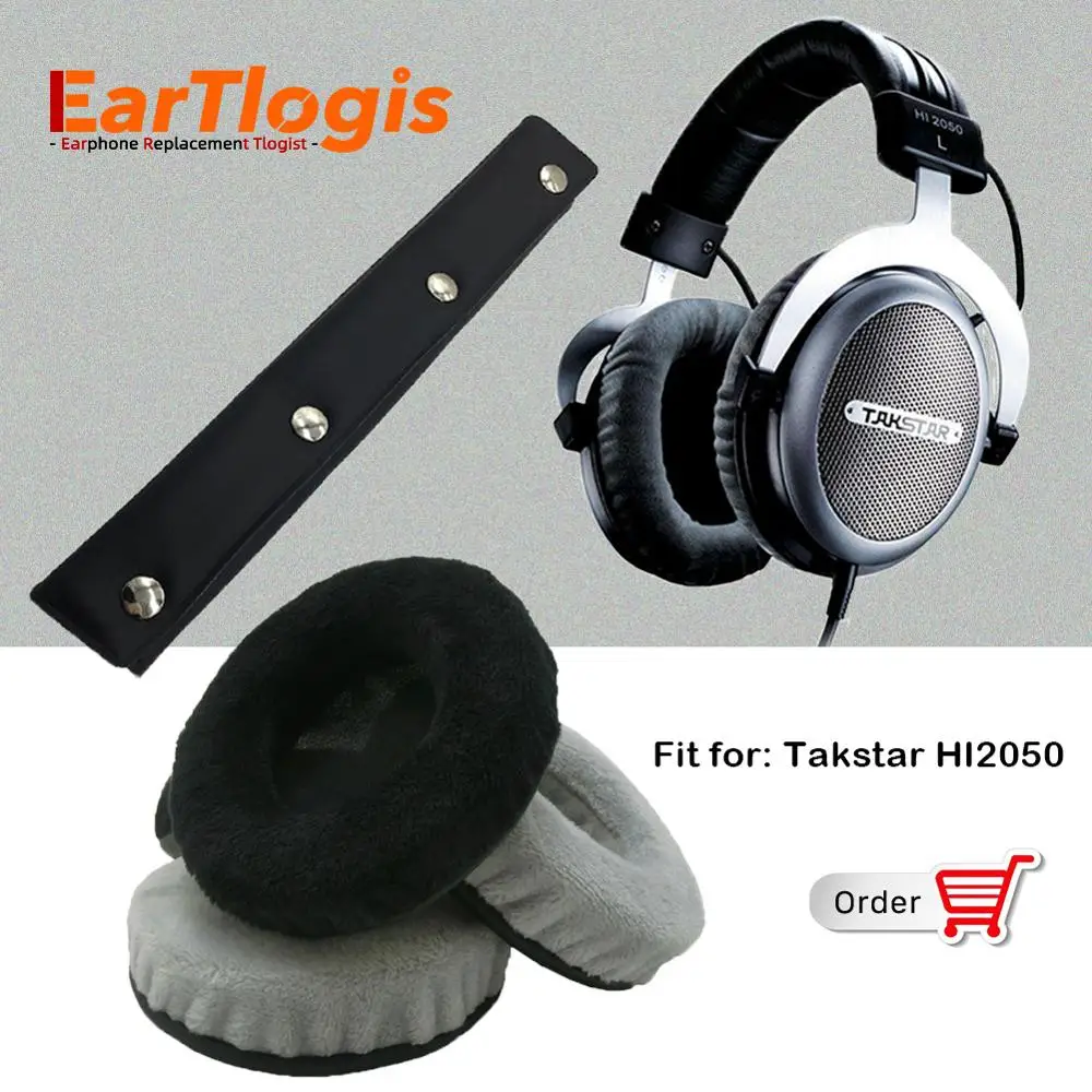Запасные части EarTlogis для Takstar HI2050 Hi 2050 подушки наушников чехол бампера|Аксессуары