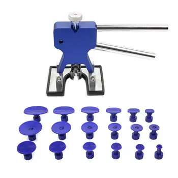 

Car Repair Tool Practical Hardware Tools Dent Lifter Repair Dent Puller 18 Tabs Hail Removal Tool Set Stainless Steel + Plastic