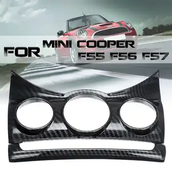 

Carbon Fiber Style Center Dashboad Console Cover Trim Car Interior Decoration for MINI Cooper F55 F56 F57 2018