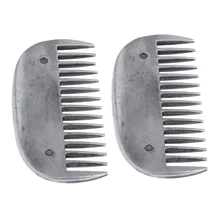 2 шт лошадь Металл карри гребень щетка для волос уход за грумингом производительность сельского хозяйства