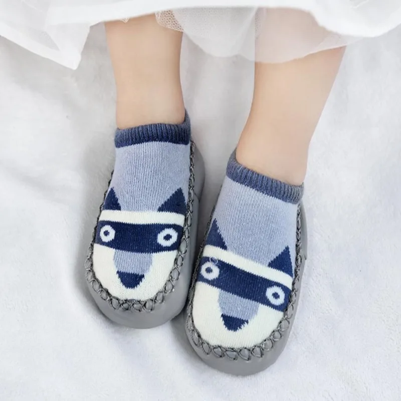 dark grey Nouveau Printemps Babe Chaussettes Enfants Infantile Dessin Anime Chaussettes bébе Cadeau Enfants Intérieur Plancher Chaussettes - Цвет: dark grey