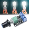 Contrôleur de vitesse de moteur LED PWM DC 5V 9V 12V 10a, Module de gradation à LED, commutateur de contrôle de régulateur de vitesse réglable ► Photo 1/6