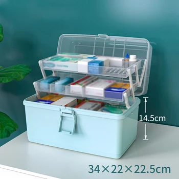 

Household Multifunctional Storage Box Large Capacity Cosmetics Gadgets Container Multi-layer Large Capacity For Storing Cosmetic