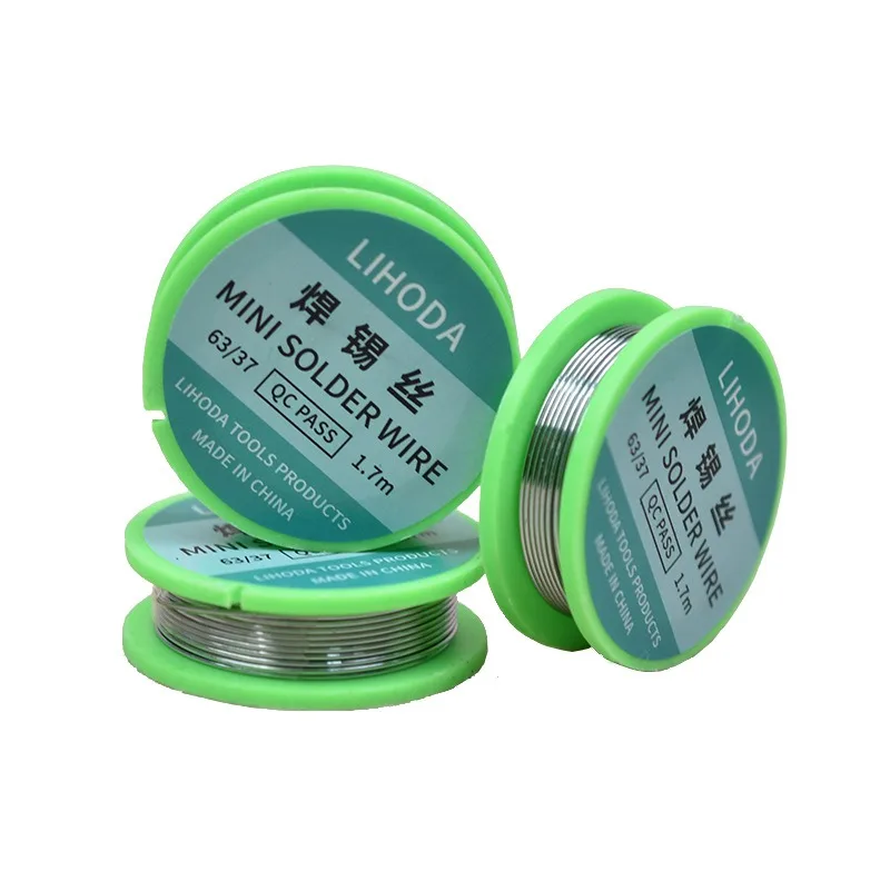 NEW 0.6/0.8/1/1.2 63/37 2.0% 45FT Tin For Soldering Tin Lead Tin Wire Rosin Solder Soldering Wire Roll Flux-Core Solder