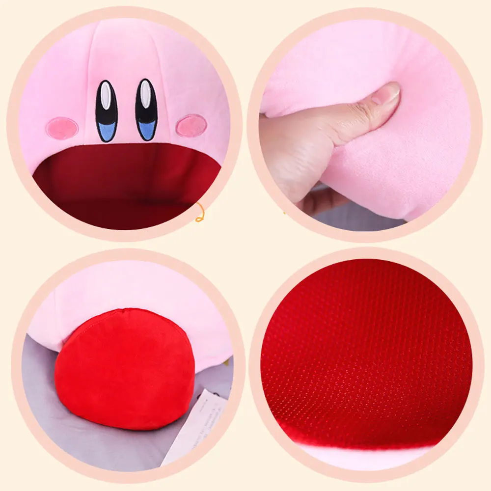 50 см розовая мягкая подушка для сна, шапка Kawaii, Аниме игра, плюшевая подушка для сна, подушка для девочек, украшение для фотографии, Прямая поставка