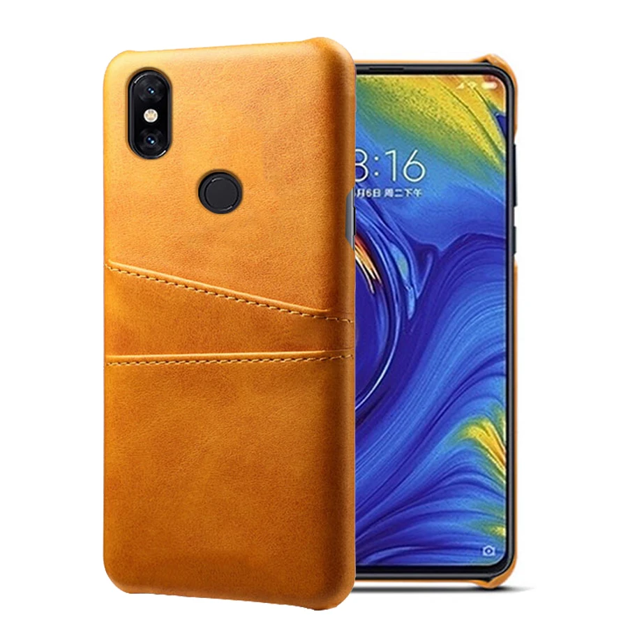 Роскошные кожаные слоты для карт, чехлы для телефонов Xiaomi MAX 2 3 Pro MIX 2S 3 Note 2 3 6 Pro Play MAX2 MAX3 MIX2S MIX2 MIX3