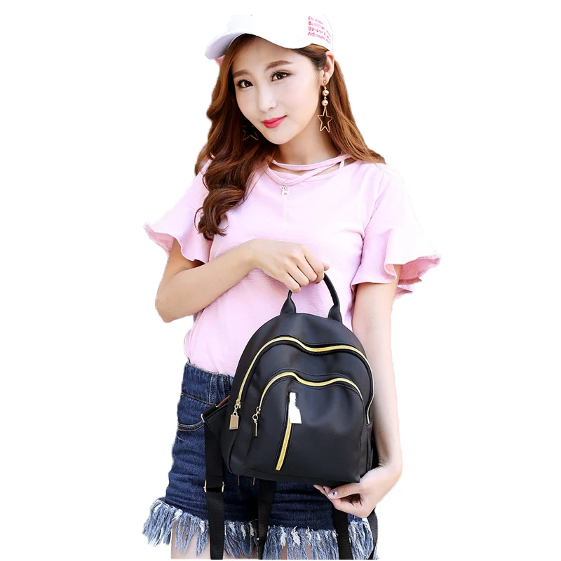 

Fashion Women Backpack Mini Soft Touch Multi-Function Portable Small Backpack