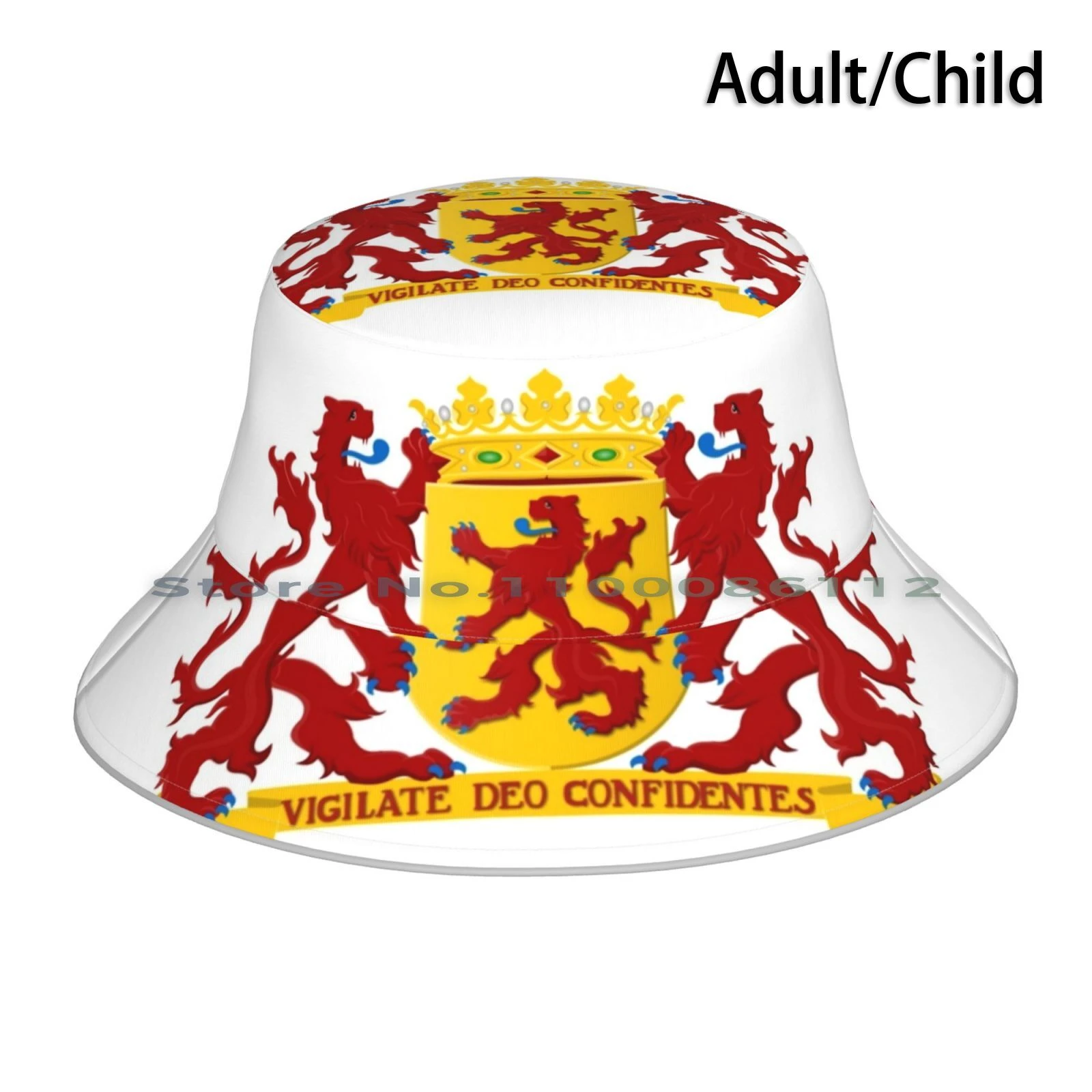 Discreet Onderdrukker jongen South Holland Coat Of Arms , Netherlands Bucket Hat Sun Cap Nl Nederland  Netherlands The Hague Den Haag Rotterdam Zuid Holland| | - AliExpress