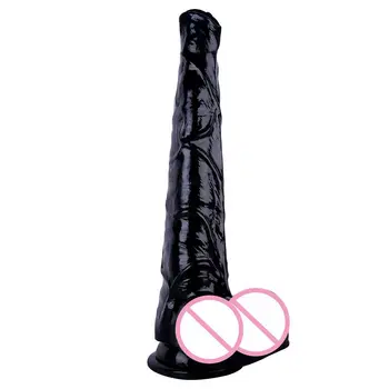 41cm Super Thick Huge XXXL Horse Dildo Realistic Dick Penis with Suction Cup Big AnalPlug  Dildos Sex Toys for Women Lesbian Gay 6