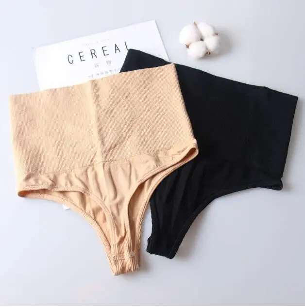 

Women High Waist Shaper Sexy Thong Autumn Breathable Body Shapers Slimming Underpants Tummy Underwear Soft Shaping Panties S-3XL