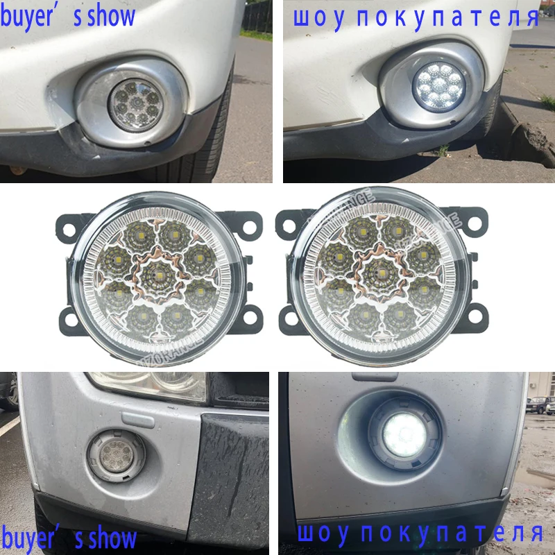 Противотуманные фары для Mitsubishi grandis DRL светодиодные противотуманные TRITON L200 OUTLANDER 2