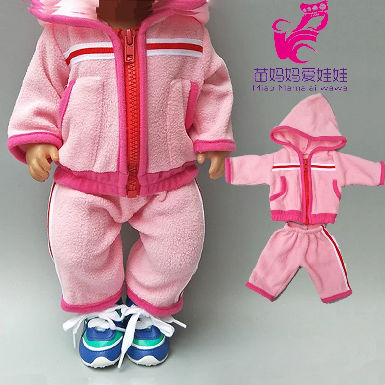 

43cm baby doll jacket clothes for 18" 43cm new born baby doll oufits doll toys accessory baby girl gifts