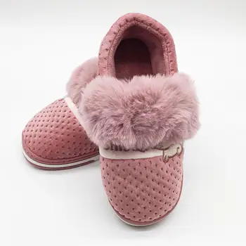 

Home slippers lovers warm plush soft sole for men and women's collection of winter warm shoes slippers