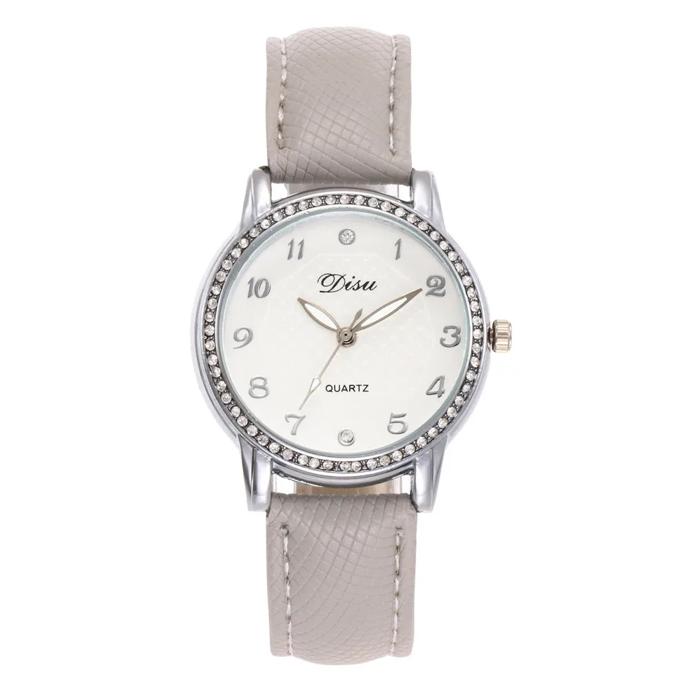 

Disu New Style Simple Fashion Girls Watch Top Grade Man-made Diamond Quartz Fashion Watch