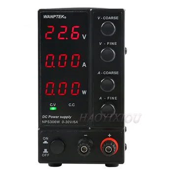 

NPS306W DC regulated power supply Power Display Mini Adjustable Digital 0-30V 0-6A Laboratory Test Power Supply