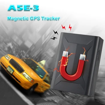 

A5E-3 Waterproof Vehicle Tracker Car GPS Tracking Locator With Strong Magnet Rechargeable 10000mAh Li-Battery Long Standby Time