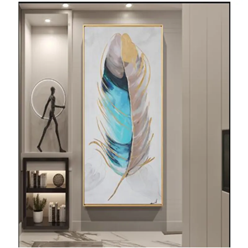 

Nordic Style Full Round /Square drill 5D DIY Diamond embroidery feather abstract pictures mosaic dimoand Decorative Painting