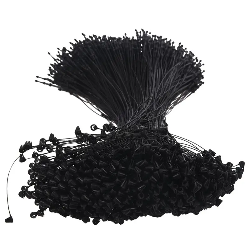 7 дюймов 1000 шт Черный защелкивающийся Фиксатор двери петля Пластик для крепления бирки крюк Галстуки