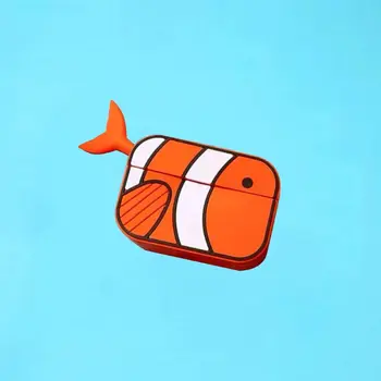 

Cartoon Fish Protective Case Silicone Cover Shockproof Shell for Airpods Pro