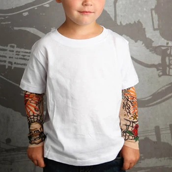 

Boys T Shirt Tattoo Long Sleeve Children T-Shirts Cotton Cool Kids TShirt Spring Autumn Girls Tops 2-7Years Children Clothes