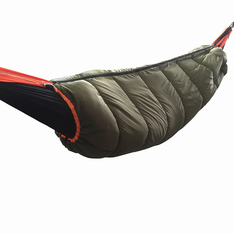 Free Shipping  Winter Warm Under Quilt Hammock Sleeping Bag Travel Portable Windproof Hunting Winter Hiking Outdoo