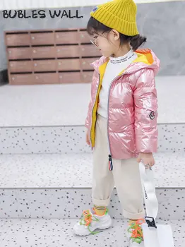 

Fashion Shiny Winter White Duck Down Coat Child Waterproof Jacket Baby Boys Girls Down Jacket Warm Children Outfits Kids Clothes