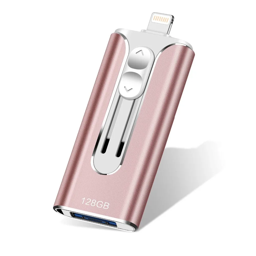 OTG USB флеш-накопитель Usb 3,0 флеш-накопитель для iPhone/iPAD/Android смартфонов/планшетов/ПК 8 ГБ 16 ГБ 32 ГБ 64 Гб 128 ГБ флешка