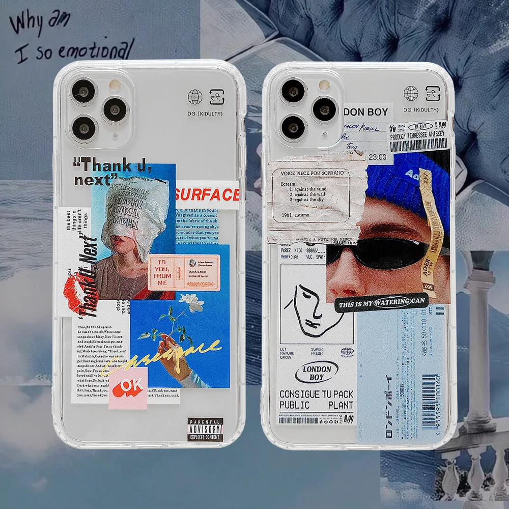 Funda De Telefono Con Etiqueta De Codigo De Barras Para Iphone Carcasa De Tpu Transparente Para Iphone 7 8 Plus Se2 11 12 Pro Max Xr Xs Max Aliexpress Telefonos Y Telecomunicaciones