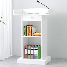 Bureau de bienvenue Simple et moderne pour maître de cérémonie, bureau de discours Mobile, bureau d'accueil